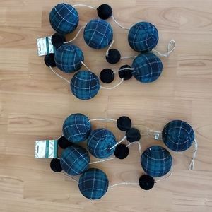 plaid garlands